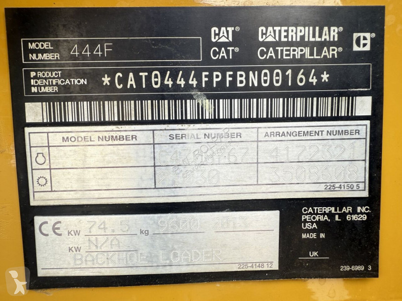 Koparko-ładowarka Caterpillar 444F
