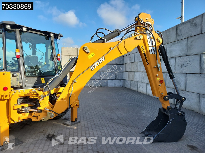 Traktor med grab Case 570SV 4WD - A/C - 4-1...