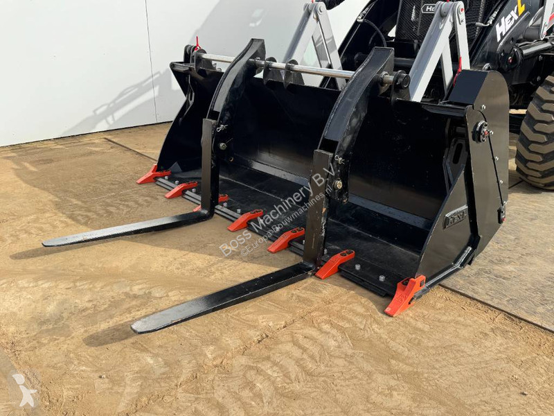Bagr  420x 4WD - Telescopic boom - 4/1 Bucket +...