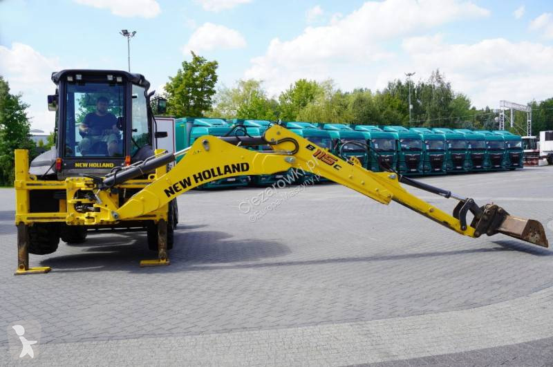 Terna New Holland B 115 C backhoe loader / 1000...