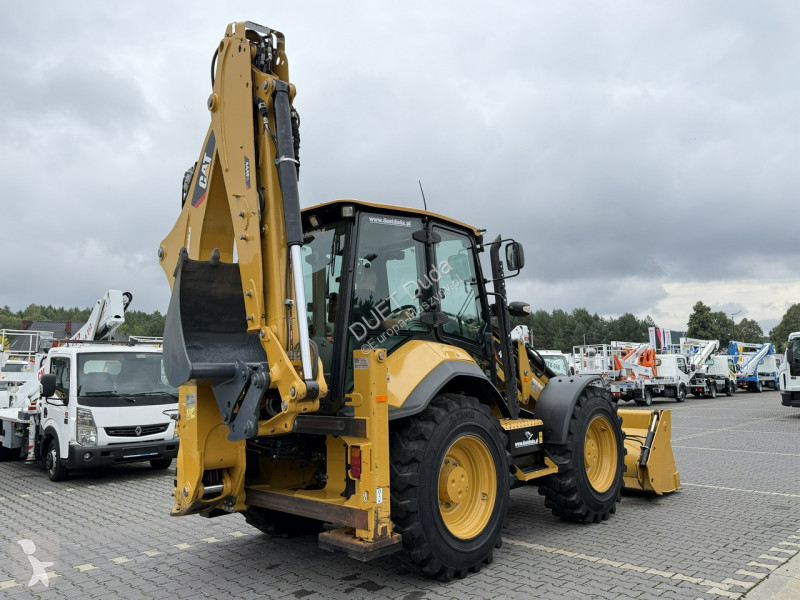 Retroexcavadora Caterpillar 444F Sterowanie na...