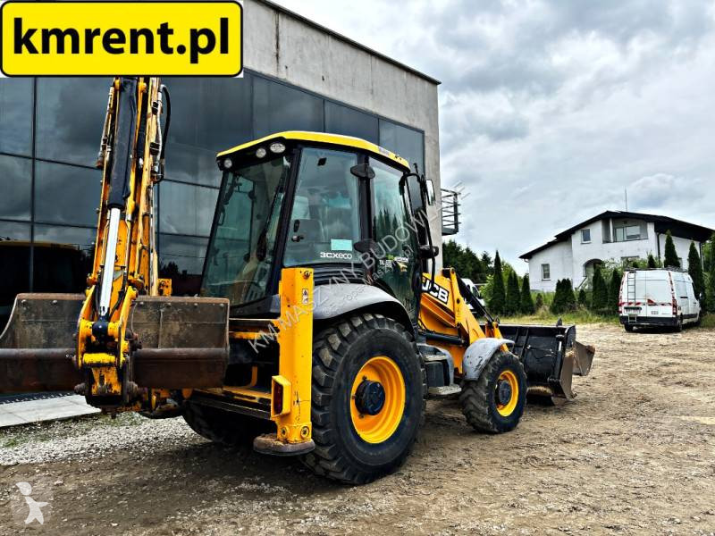 Traktor med grab JCB 3CX KOPARKO-ŁADOWARKA...
