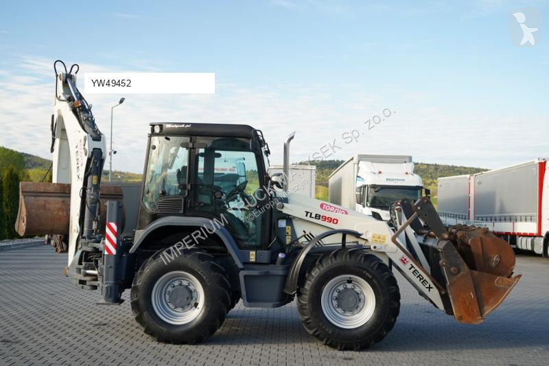 Traktor med grab Terex TLB 990