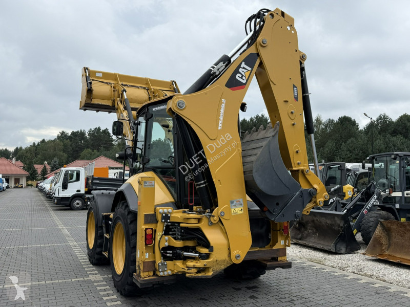 Retroexcavadora Caterpillar 444F Sterowanie na...