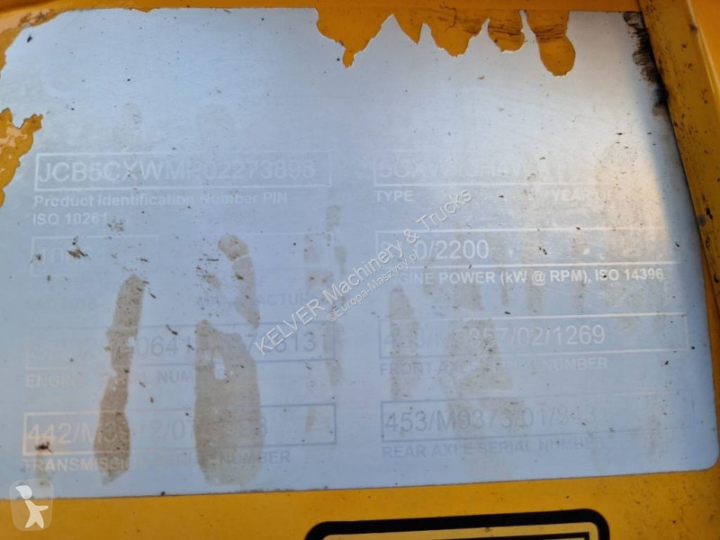 Graaflaadmachine JCB 5CX Wastemaster 4CX *...