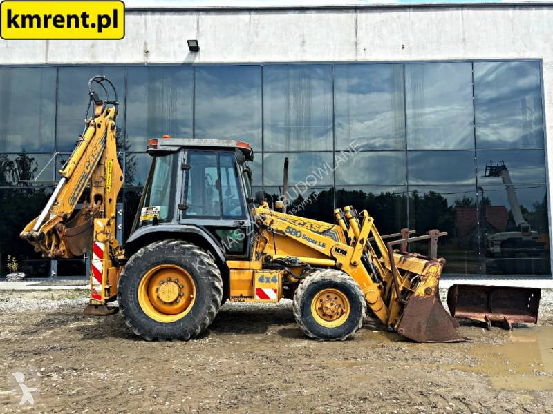 Traktor med grab Case 580 SLE KOPARKO-ŁADOWARKA...
