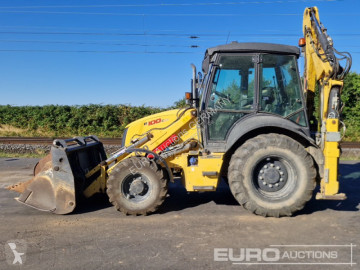 Traktor med grab New Holland