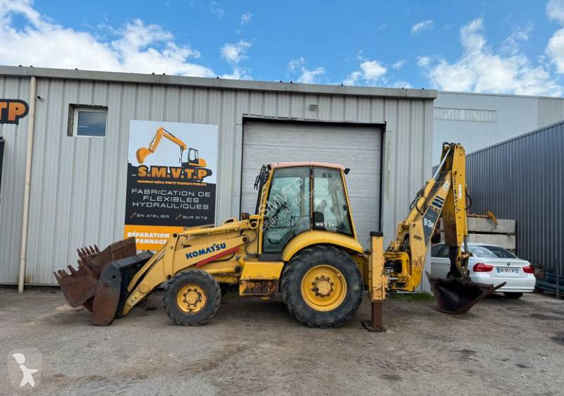 Tractopelle Case JCB CASE KOMATSU