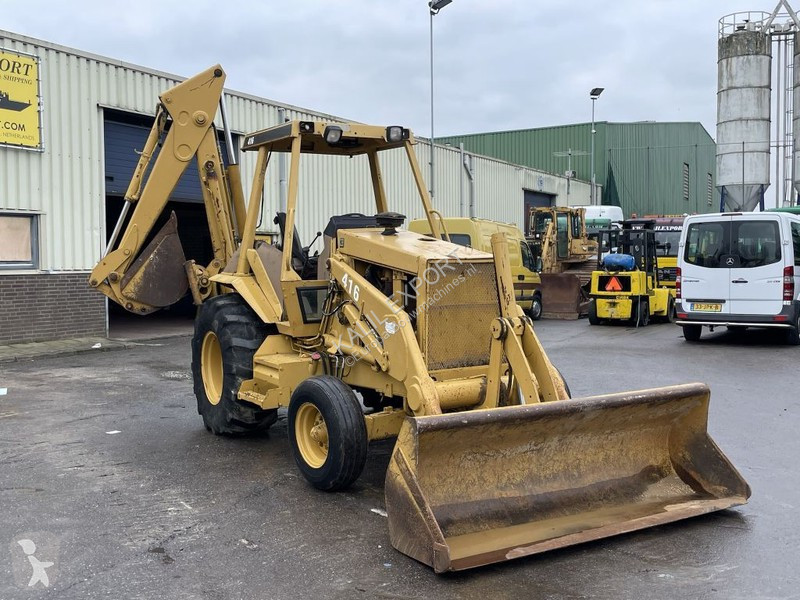 Terna Caterpillar 416 Backhoe Loader 4x4 Good...