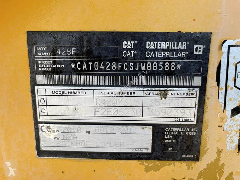 Traktor med grab Caterpillar