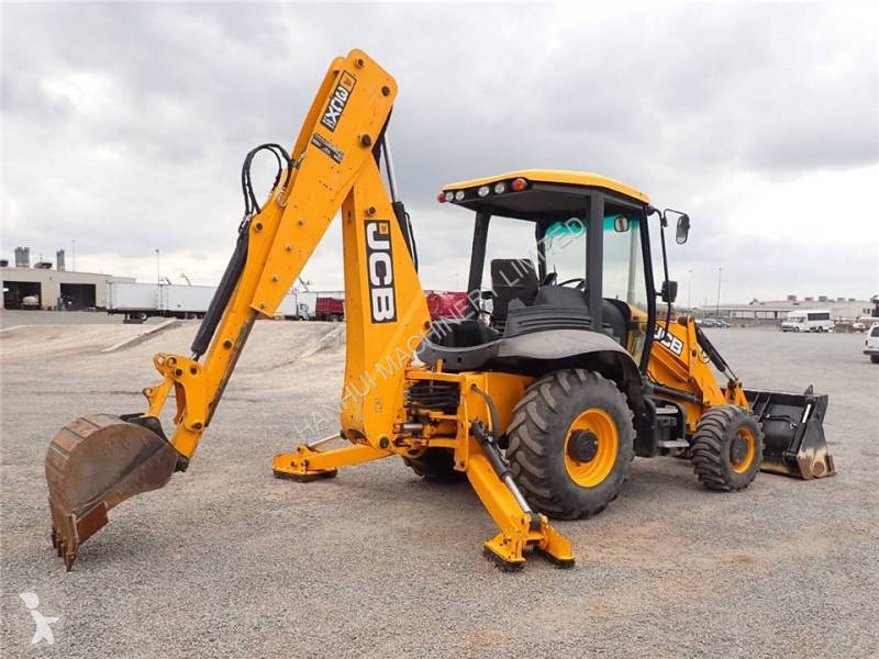 Traktor med grab JCB 3CX