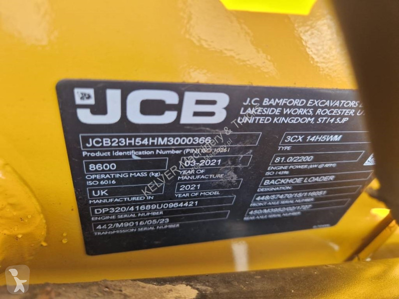 Terna JCB 3CX PLUS * 110KM * Powerslide * A/C *...