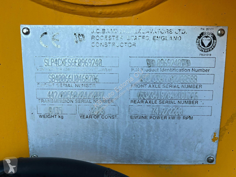 Retroescavadora JCB 4 CX 4x4