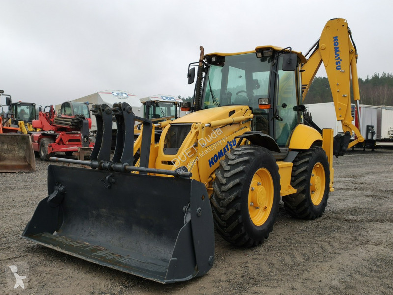 Traktor med grab Komatsu WB 93S-5E0 Bez Luzów...