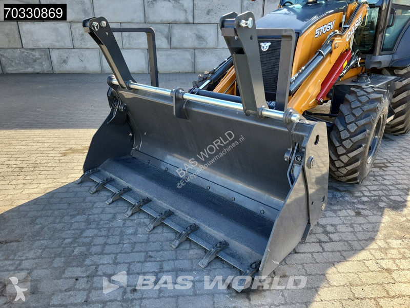 Traktor med grab Case 570SV 4WD - A/C - 4-1...
