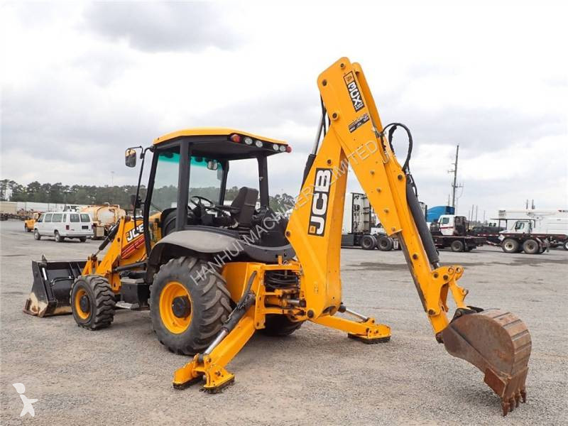 Traktor med grab JCB 3CX