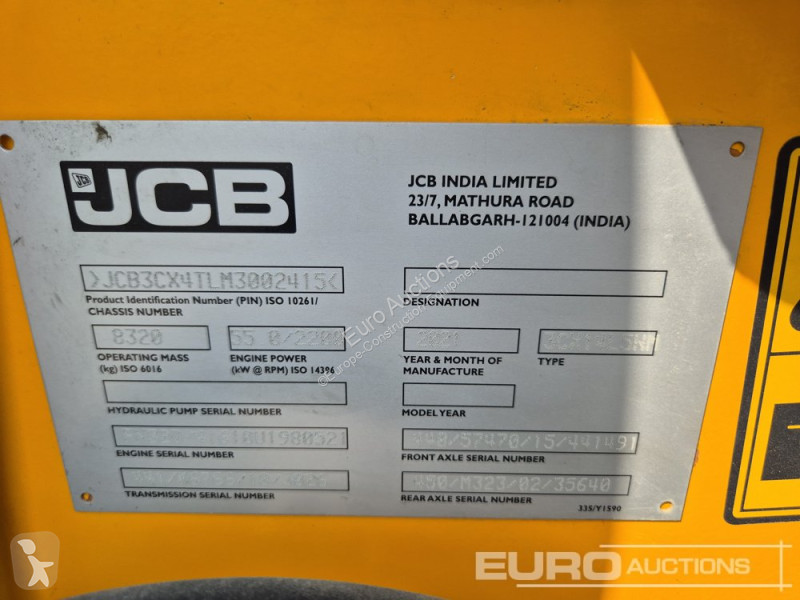 Graaflaadmachine JCB 3CX