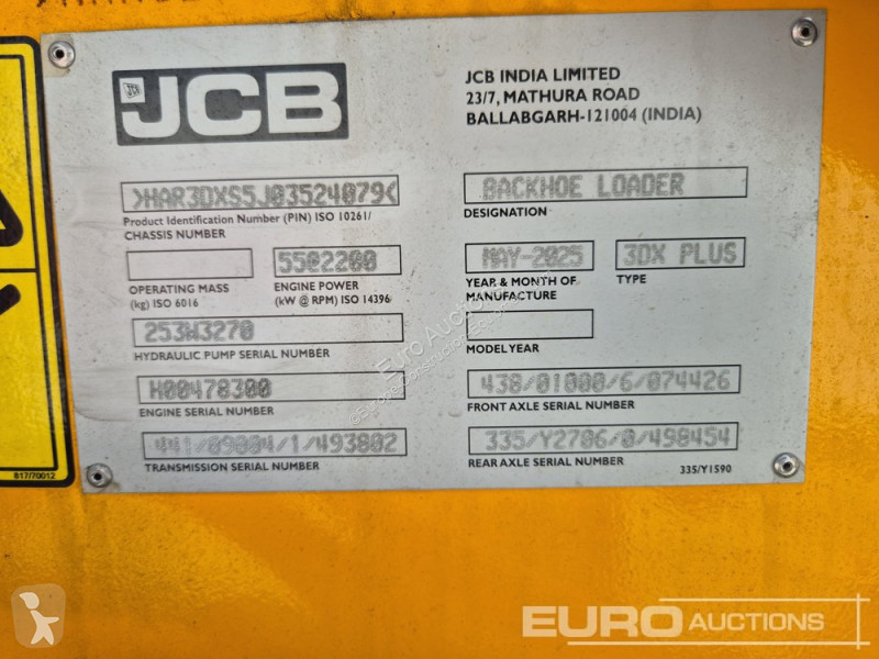 Retroescavadora JCB 3DX PLUS