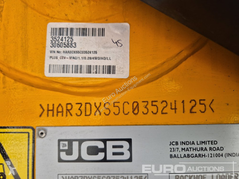 Graaflaadmachine JCB 3DX PLUS