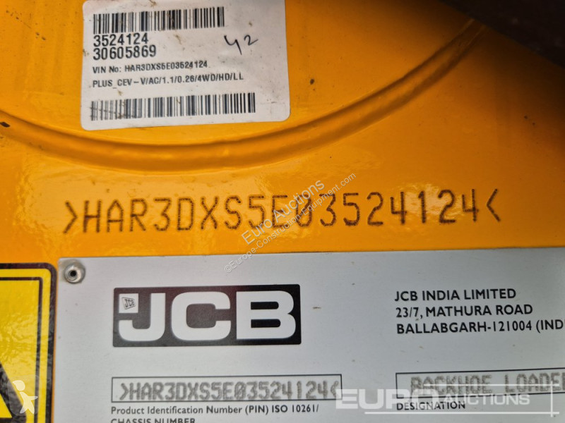 Graaflaadmachine JCB 3DX PLUS