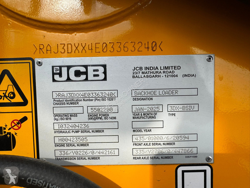 Retroescavadora JCB 3DX 4x4 Xtra with...