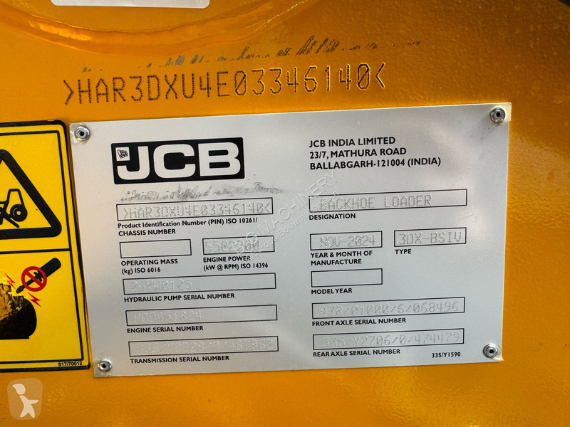 Retroescavadora JCB 3DX 4x4 4-1 Bucket,...