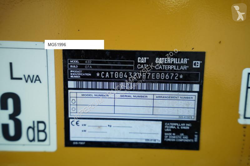 Retroexcavadora Caterpillar