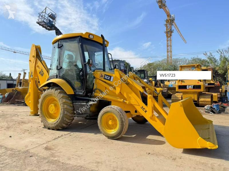 Traktor med grab JCB 3CX