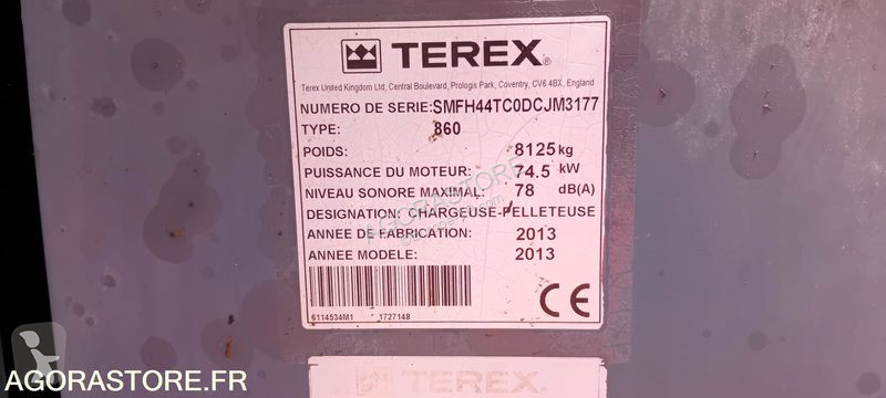 Retroescavadora Terex 860