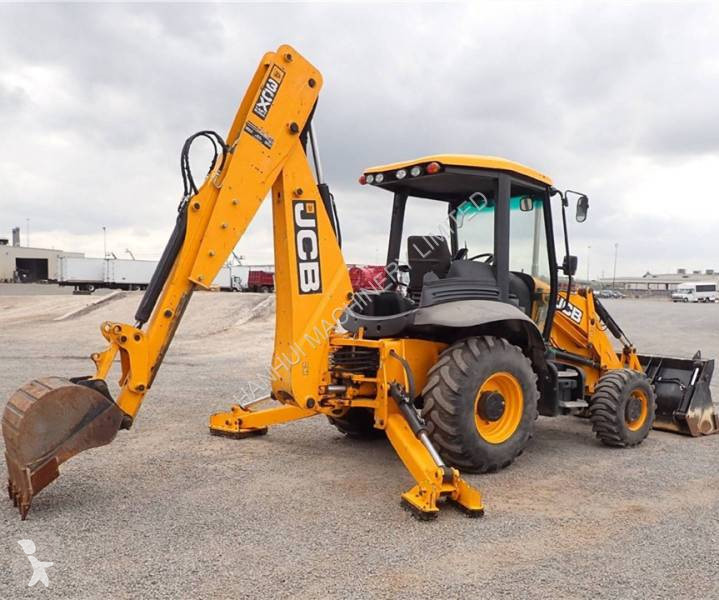 Traktor med grab JCB 3CX