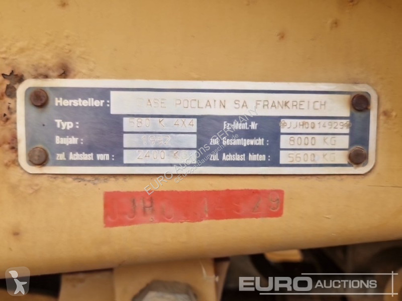 Buldoexcavator  580K