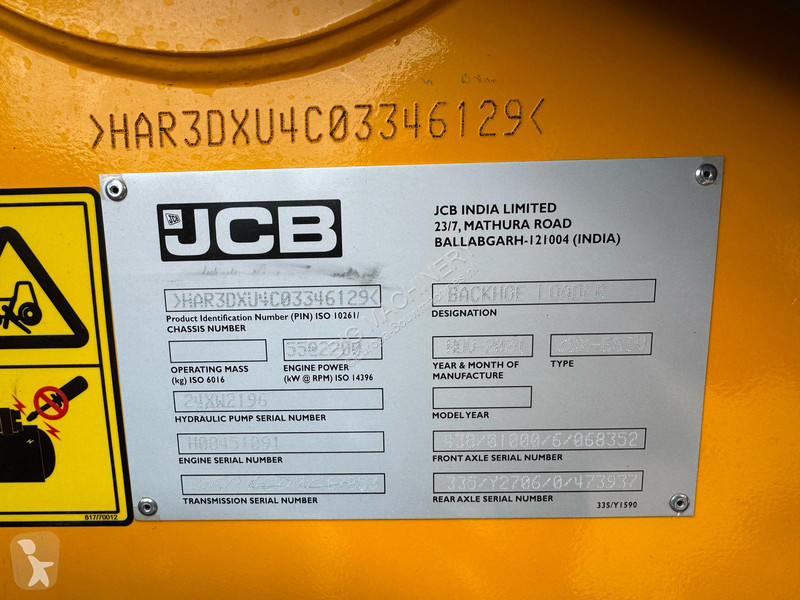 Graaflaadmachine JCB JCB 3DX Plus 4×4 –...