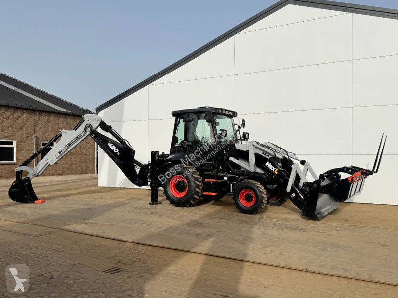 Rýpadlo-nakladač  420x 4WD - UNUSED! Telescopic...