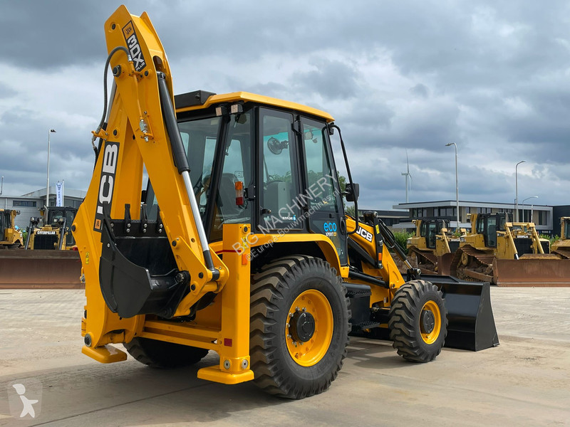 Traktor med grab JCB 3DX 4x4 A/C Hammerlines