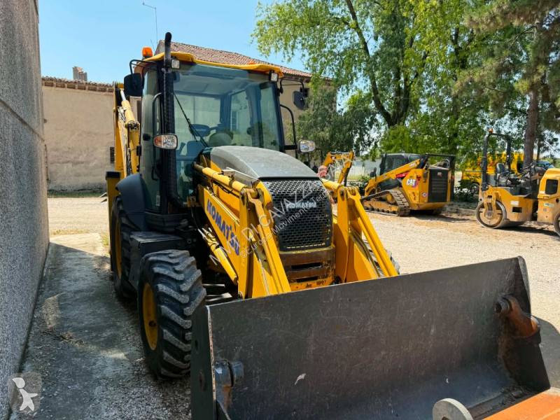 Traktor med grab Komatsu WB 97 R-8