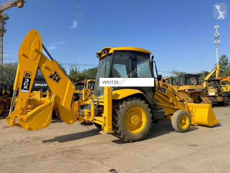 Traktor med grab JCB 3CX