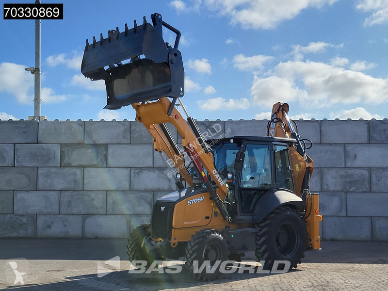 Traktor med grab Case 570SV 4WD - A/C - 4-1...