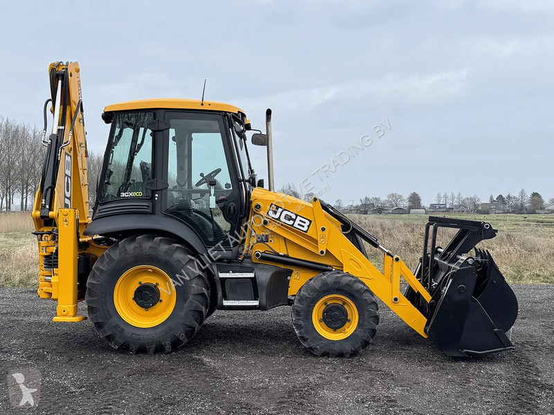 Traktor med grab JCB 3CX Sitemaster Backhoe...