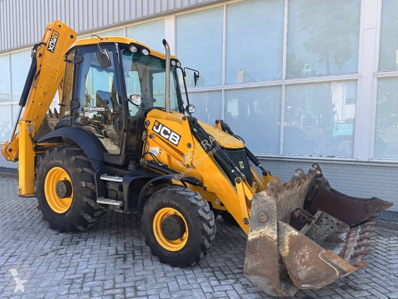 Traktor med grab JCB 3 CX 2017