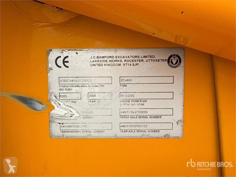 Retroescavadora JCB 2CX4W Backhoe Loader