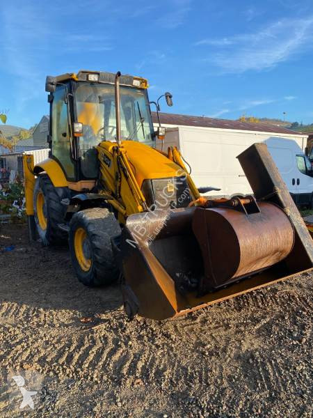 Traktor med grab JCB