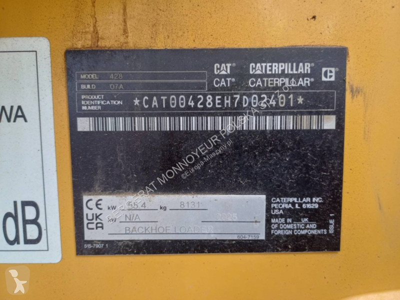 Bagr Caterpillar 428-07