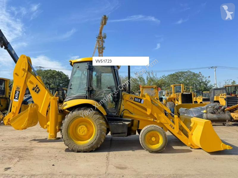 Traktor med grab JCB 3CX