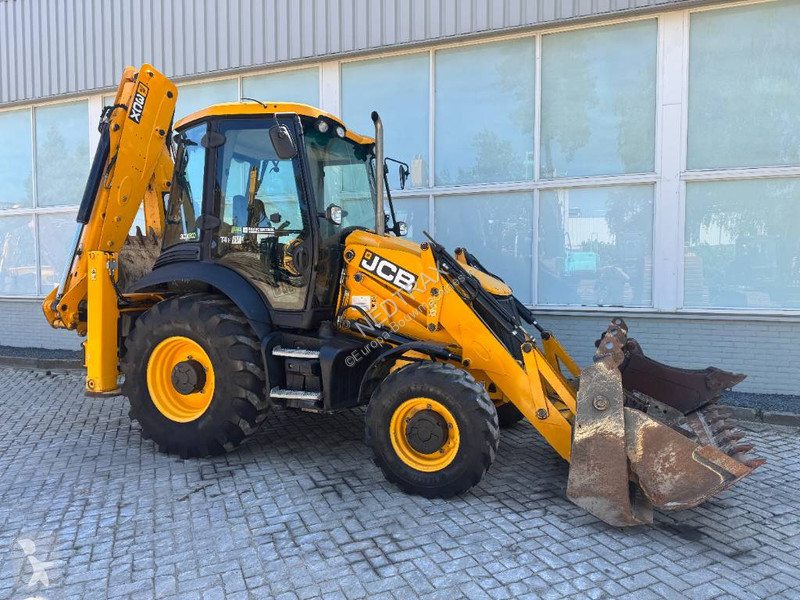Traktor med grab JCB 3 CX 2017