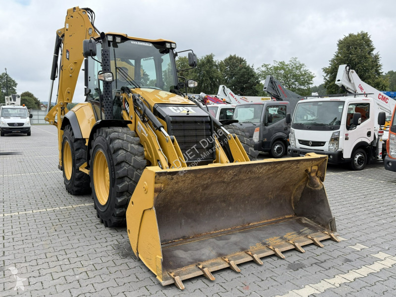Retroexcavadora Caterpillar 444F Sterowanie na...