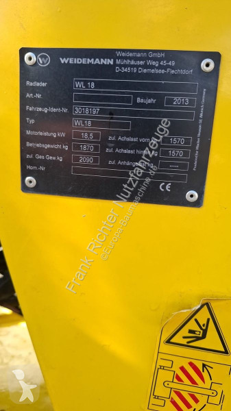 مُحمّلة Wacker Neuson WL 18/20 org 1650 Std...