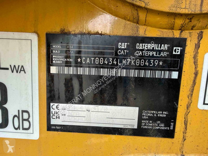 Koparko-ładowarka Caterpillar 434