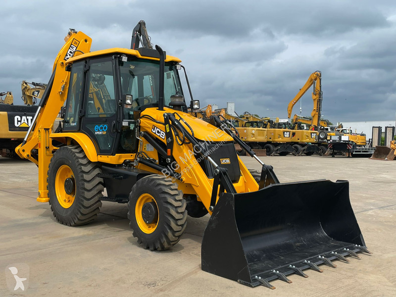 Traktor med grab JCB 3DX 4x4 A/C Hammerlines