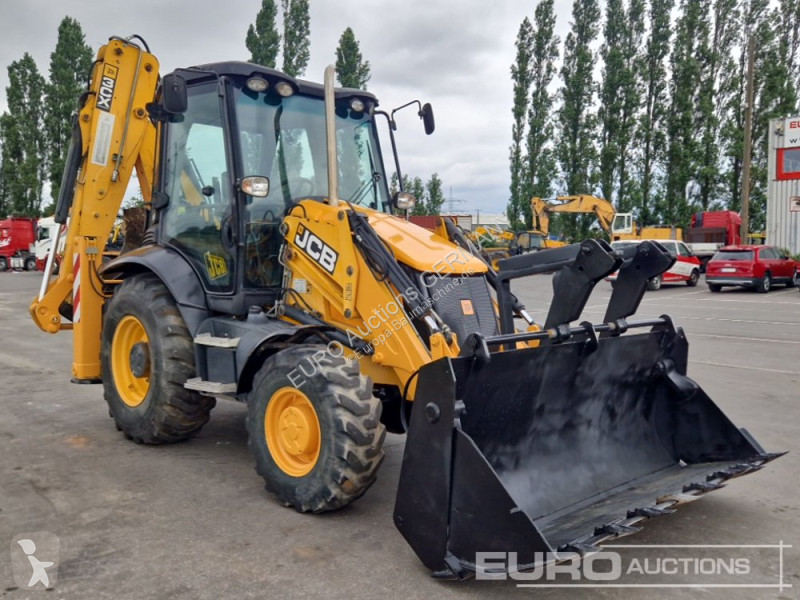Traktor med grab JCB 3CX 14L4WM