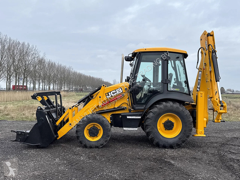 Traktor med grab JCB 3CX Sitemaster Backhoe...